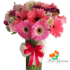 Jarrón con Lirios, Rosas y Gerberas